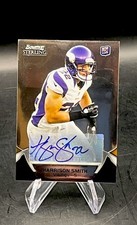 2012 Bowman Sterling HARRISON SMITH Rookie Auto #104 RC NFL Viking Football Card. rookie card picture