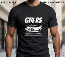 Image of Men Porsche GT4 RS Graphic T-Shirt Premium Cotton Car Enthusiast Tee Summer Tee