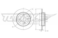 2X Bremsscheibe Ø262Mm Hinten Voll FüR Hyundai I20 1.2 1.4 KIA Rio III TX 73-35