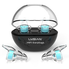 High Fidelity Concert Ear Plugs, 18dB, 2 Sizes, Blue