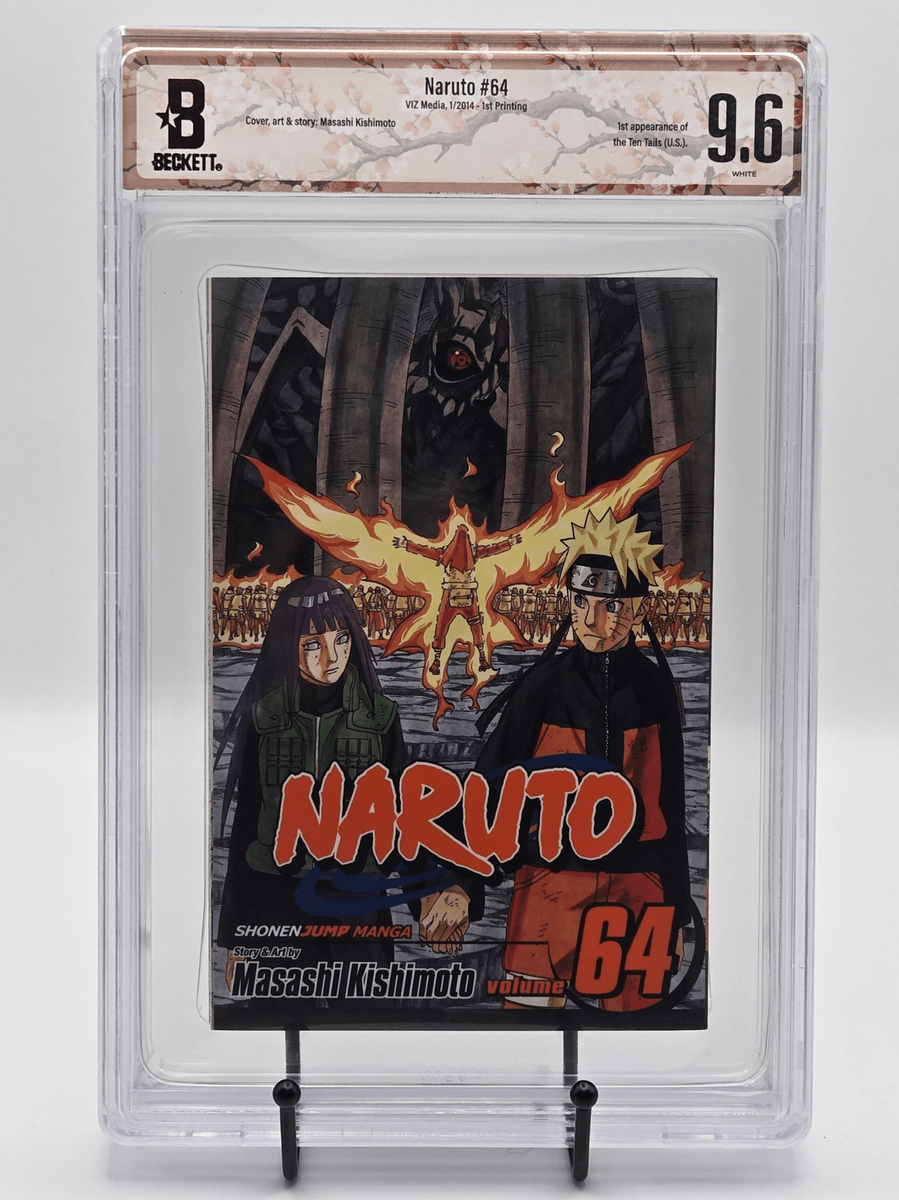 Naruto Vol. 64 BGS 9.6 English Graded Manga 1st Printing