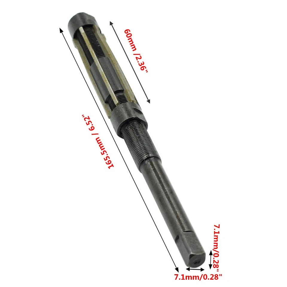 Adjustable Hand Reamer Square End Hole Cutting Tool Adjustment Range 15.25-17mm - Image 2 of 4