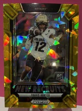 2025 Panini Prizm Draft Picks - Travis Hunter #5 GOLD ICE PRIZM (RC) (NM)