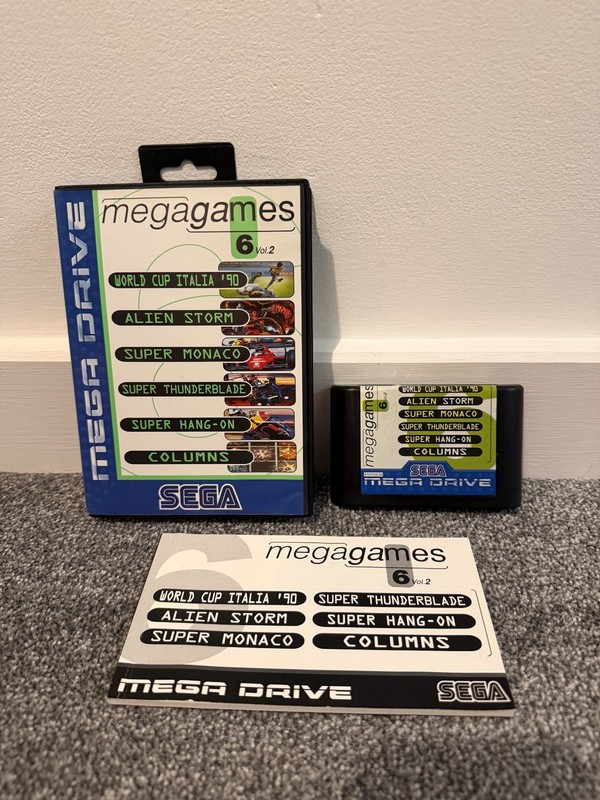 Mega Games 6 Vol. 2 [1995] - SEGA Mega Drive Game *COMPLETE & TESTED*