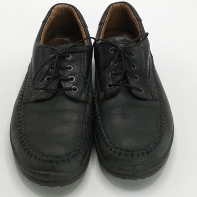 Ecco Shoes Mens Oxford Seawalker Black Leather Lace Up  display picture 1