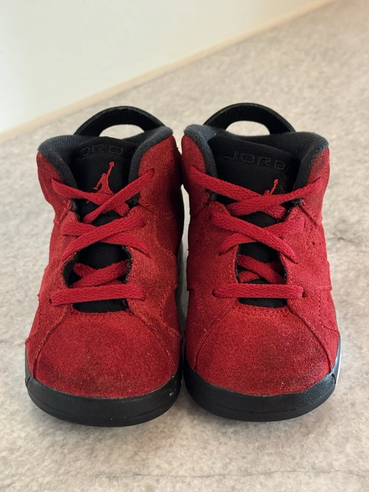 Nike Air Jordan 6 Retro 'Toro Bravo' DV3606-600 Tenis (Niño Talla 6C) Foto 4 de 4