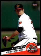 2014 AJ Achter Choice Minor League Rookie Rochester Red Wings