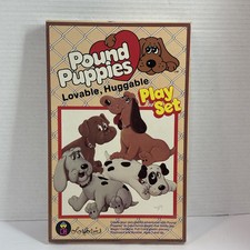 Vintage Pound Puppies Colorforms Play Set