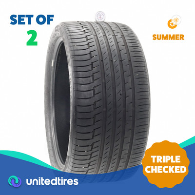 Set of (2) Used 315/30R22 Continental PremiumContact 6 107Y - 7/32
