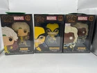 Marvel Funko Pop Storm Wolverine Rogue Enamel Pin Set (12, 13, 14)