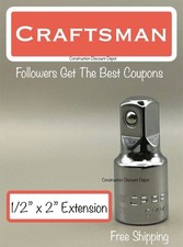 Craftsman Socket Extension Bar 12 Drive 2 Long Cmmt 43522