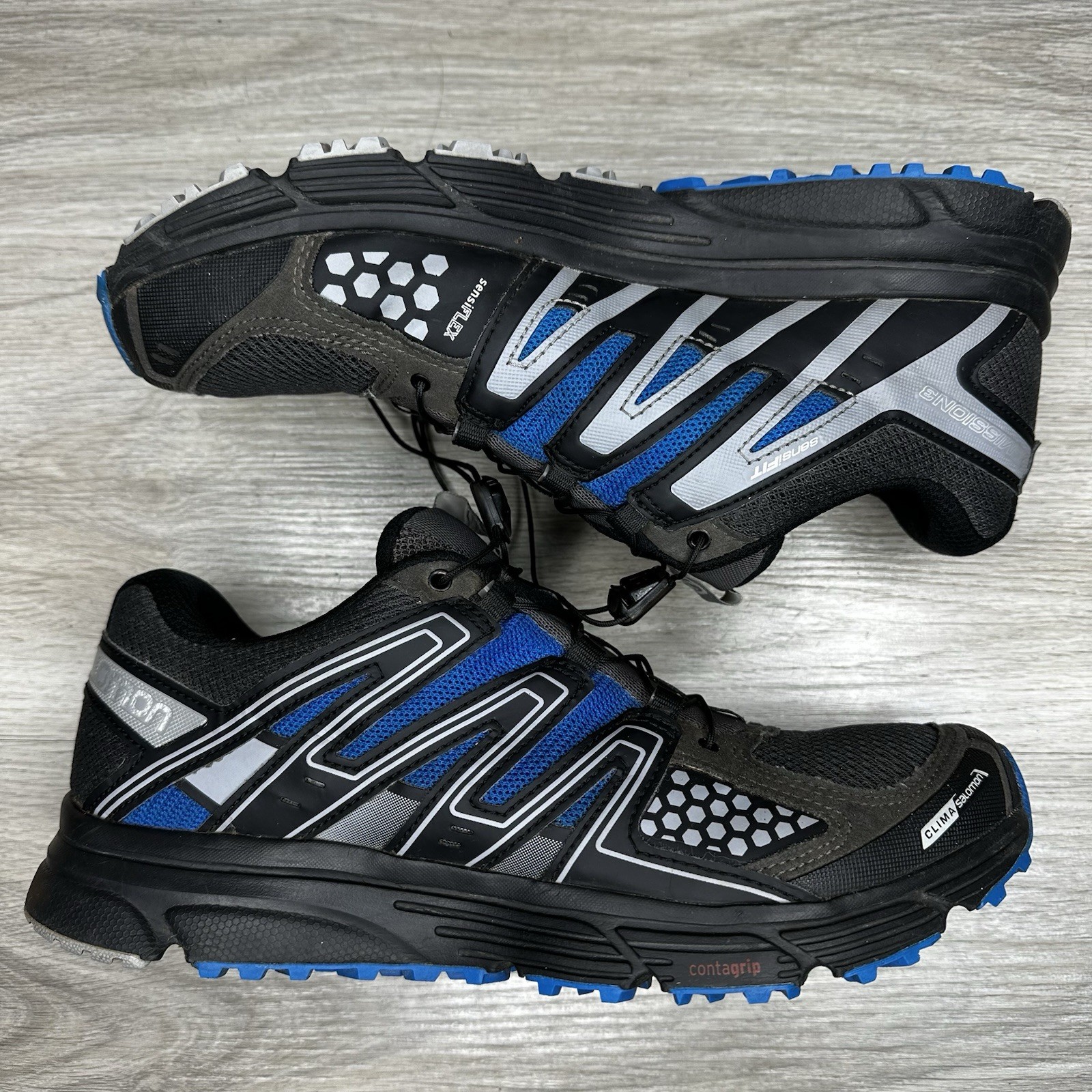 Scarpe da trail running donna Salomon X Mission 3 390549 nero blu taglia 9