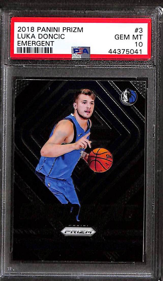 2018 Panini Prizm #3 EMERGENT LUKA DONCIC PSA 10 GEM-MT 44375041