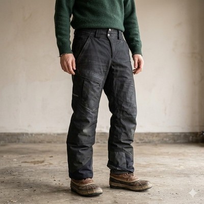 スノーボード patagonia POWDER BOWL PANTS GORE-TEX Patagonia Powder Bowl Pants Mens Medium Black GORE-TEX Black Ski
