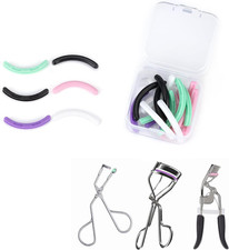 Eyelash curler refill pads compatible with Shiseido, 24 pieces colorful 