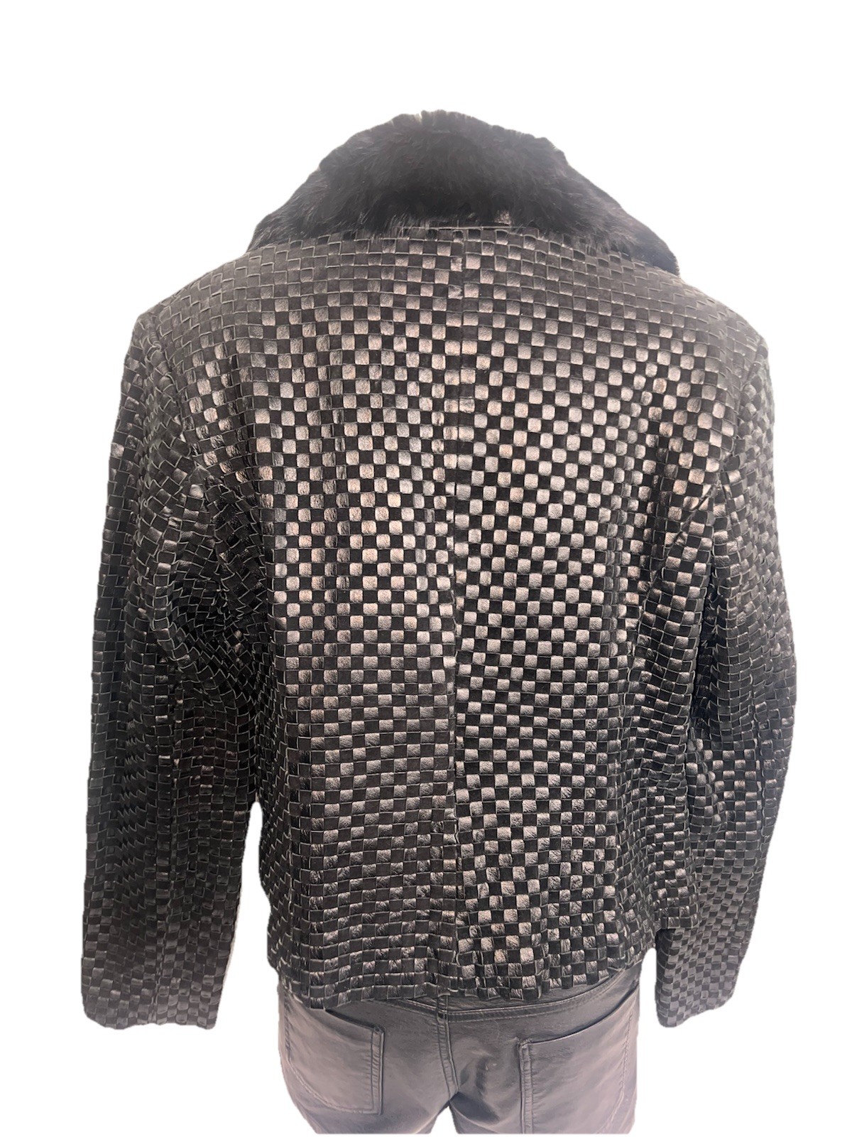 MARVIN RICHARDS Authentic Leather Jacket Black Ra… - image 13