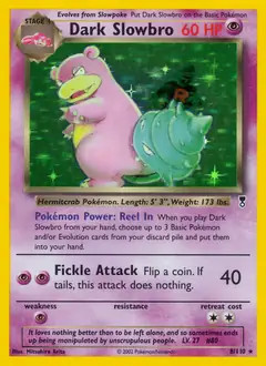 Dark Slowbro - 8/110 - Pokemon Legendary Collection Holo Rare Card WOTC NM