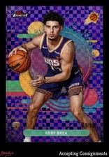 2025-26 Finest Purple X-Fractors #131 Koby Brea RC ROOKIE 59/99 SUNS