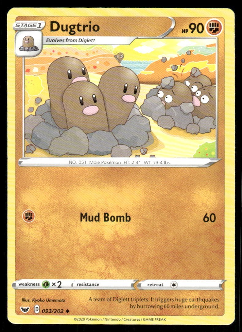 Pokémon TCG Pokémon Dugtrio Dugtrio Uncommon Regular