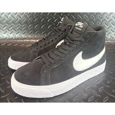 Nike SB Zoom Blazer Mid Black White 864349-002 Mens suede sneakers size 5.5