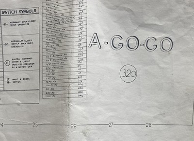 Williams A-Go-Go Pinball Schematic
