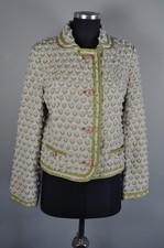 Vintage Marc Jacobs Jacket Size 12 Floral Textured Cropped Pink Green 2004