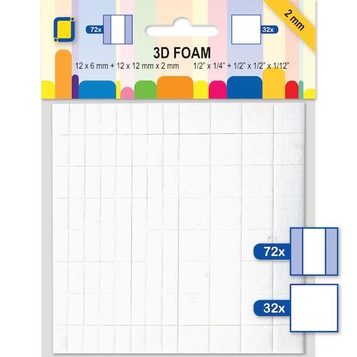 Foam squares/rectangles 2 mm - Image 2