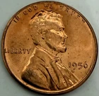 1956 P Lincoln Wheat Cent/Penny BU T292