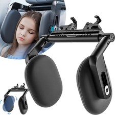 Autokissen Kopfstütze Auto Nackenkissen KFZ 360°Drehbare Reise Kopfstütze Kinder