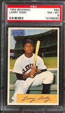 1954 Bowman #84 LARRY DOBY PSA 8 NM-MT 15768560 
