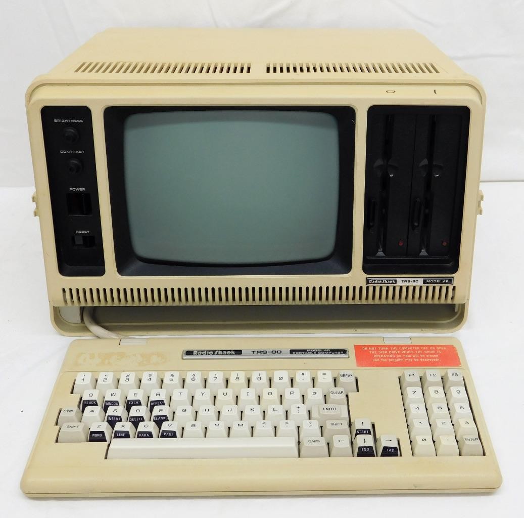 BOXED 26-1080 TRS 80 4P portable computer Tandy Radio Shack dual BOXED 26-1080 TRS 80 4P portable computer Tandy Radio Shack dual