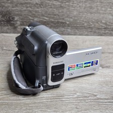 Samsung SC-D363 30x Optical Zoom MiniDV Digital Handheld Camcorded Tested Works