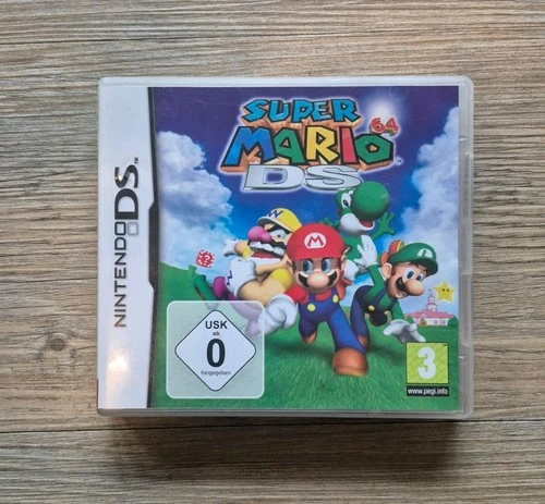 Nintendo DS Super Mario 64 Hülle Ohne Spiel Mit Anleitung