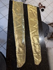 Metallic Gold Thigh High Boot Covers
