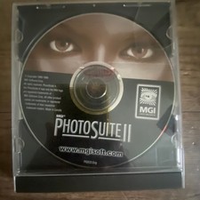 MGI PhotoSuite II PC Software CD 1999 Photo Editing Graphics Tool