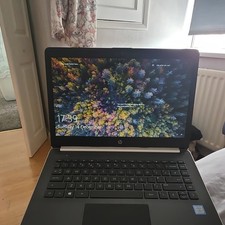 HP 14-cf0520sa 14in Silver Laptop Intel Pentium 4GB RAM 128GB SSD Win10