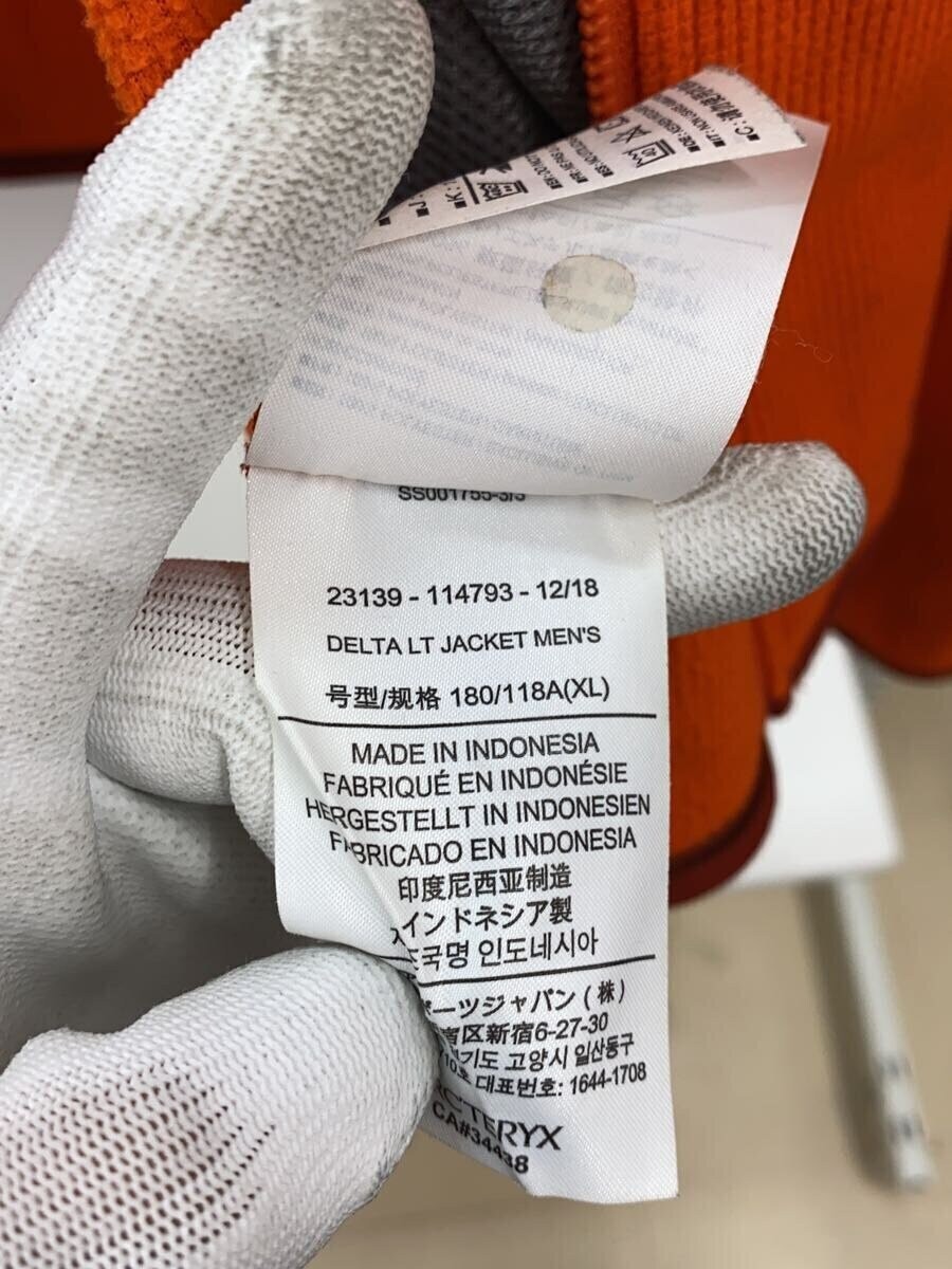 ARC'TERYX ARC TERYX DELTA LT JACKET Giacca Pile XL Poliestere ORN Tinta Unita 23139 114792