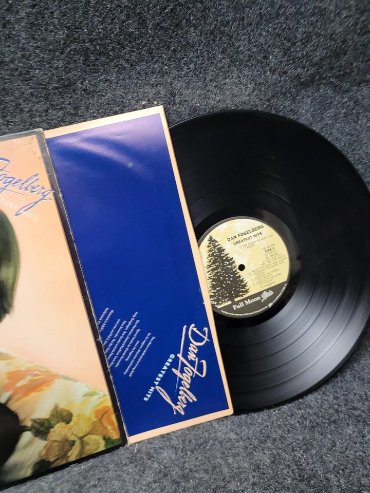 Vintage Dan Fogelberg Vinyl Record Greatest Hits LP Full Moon Epic 1982 Rock Foto 4 de 4