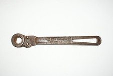 Old Antique Chicago Pokorney 1914 Wright Patent Ratchet Wrench Tool Long Variant