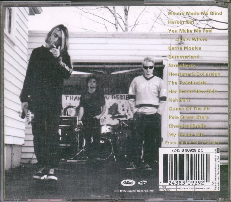 Everclear Sparkle And Fade CD UK Capitol 1995 CDEST2257 - Bild 2 von 3