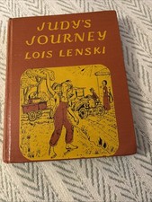 Vintage Hardcover Book- Judy&rsquo;s Journey- Lois Lenski -1947