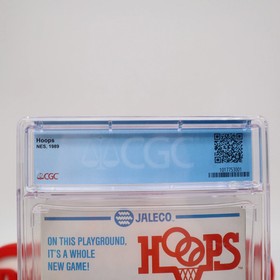 NES Nintendo Hoops Baloncesto - CGC GRADO 9.4 A+! &iexcl;NUEVO Y sellado de f&aacute;brica + costura en H!