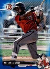 2017 Bowman Draft #BD-99 Anfernee Grier Blue #/150