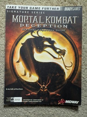 Official Strategy Guide - Mortal Kombat Deception w/ Insert (Playstation 2)