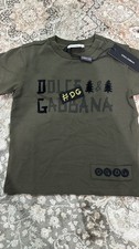 Dolce&Gabbana Baby Green T Shirt Sz 3/6 Months New Authentic
