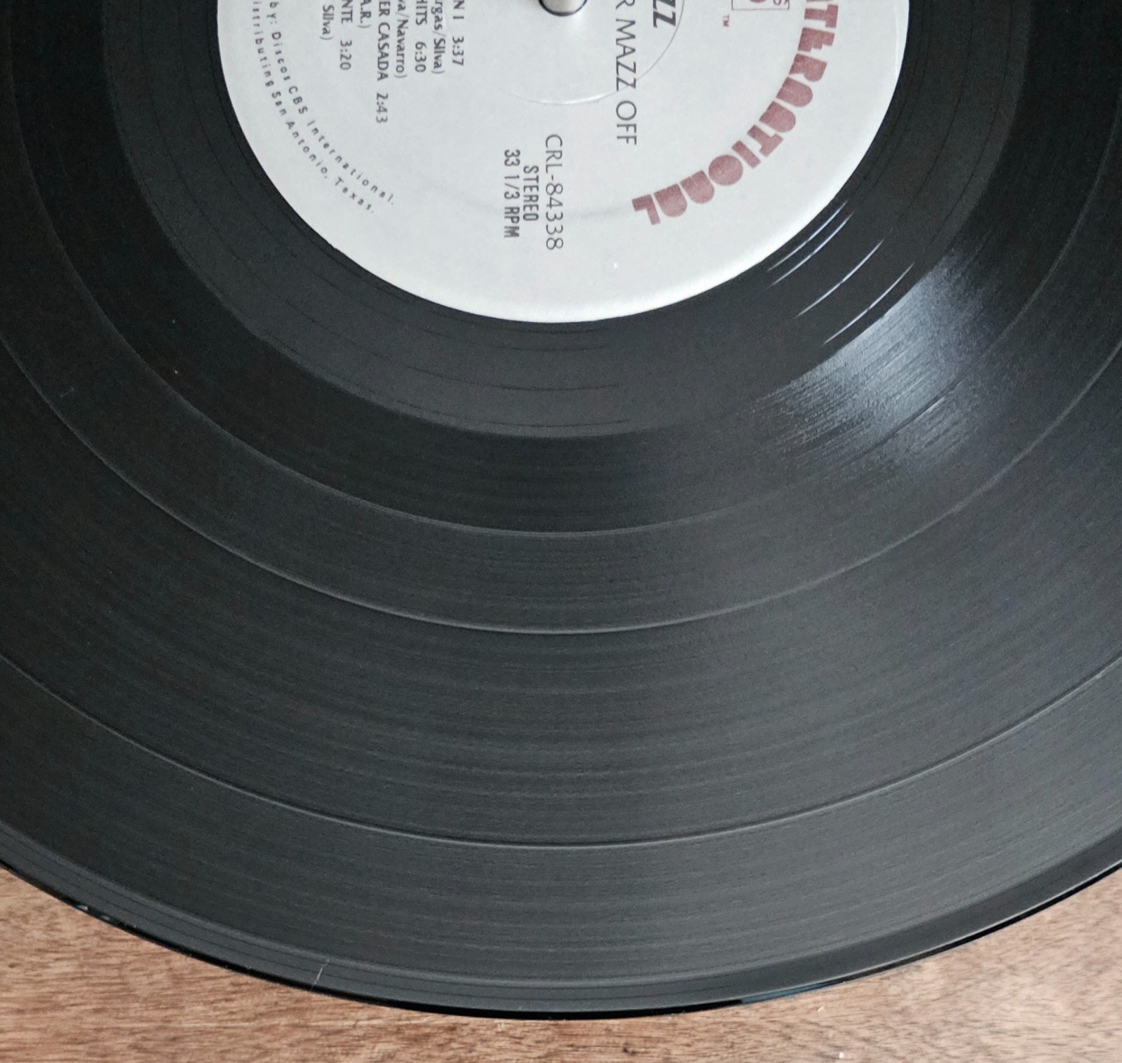 MAZZ- DANCE YOUR MAZZ OFF- US COPY FROM 1987- RARE LP ON GREAT SHAPE