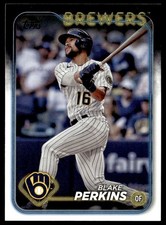 2024 Topps Blake Perkins Milwaukee Brewers #663