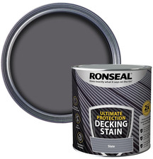 RONSEAL ULTIMATE PROTECTION DECKING STAIN PAINT ALL RICH COLOURS 2.5L 5L NEW