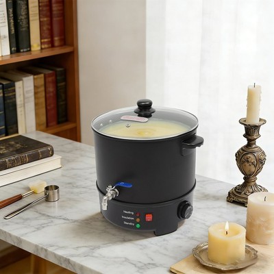 10L Wax Melter For Candle Making Pot Wax Melting Heater With Temp Control 1000W