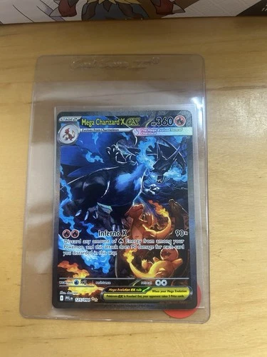Mega Charizard x EX 125/094 Me02: Phantasmal Flames Holo NM